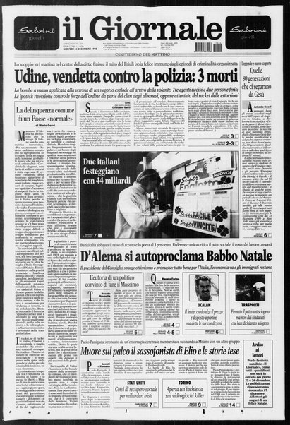 Il giornale : quotidiano del mattino